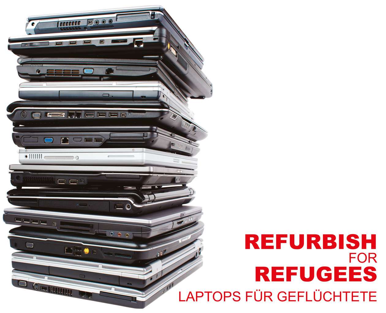 Laptops/Tablets/Iphones/PC Spende   Laptops for Refugees  Laptop spenden  Laptops Kreislaufwirtschaft