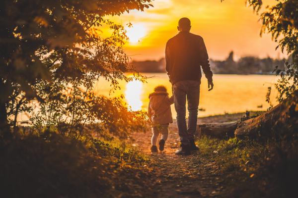 Familiennachzug - Vater mit Kind
