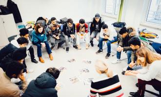 Teilnehmende von "Mach mit! Integration durch Engagement"